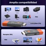 Adaptador Hdmi Inalambrico Transmisor Receptor 50mt PC a TV - Imagen 3