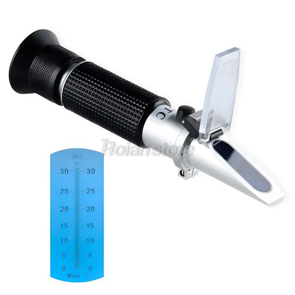 Refractometro Portatil Medidor Concentracion Brix Alcohol