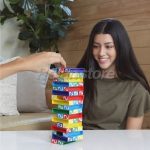 Juego Mesa UNO Stacko Bloques Apilables Multicolor Familiar - Imagen 3