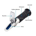 Refractometro Portatil Medidor Concentracion Brix Alcohol - Imagen 4