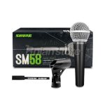 Microfono Shure SM58 Dinamico Profesional Vocal Cardioide