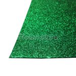 Pack 5 Pliegos Goma Eva Glitter 60x40cm Espesor 2mm Verde Oscuro - Imagen 2