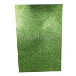 Pack 5 Pliegos Goma Eva Glitter 60x40cm Espesor 2mm Verde Claro - Imagen 3