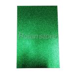 Pack 5 Pliegos Goma Eva Glitter 60x40cm Espesor 2mm Verde Oscuro - Imagen 3