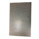 Pack 5 Pliegos Goma Eva Glitter 60x40cm Espesor 2mm Gris Plata - Imagen 3