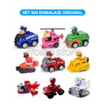 Juguetes Paw Patrol Con Detalles Figuras Set 9 Vehiculos - Imagen 4
