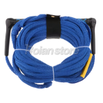 Cuerda Para Ski Wakeboard 23m 8mm Mango Flotante Azul