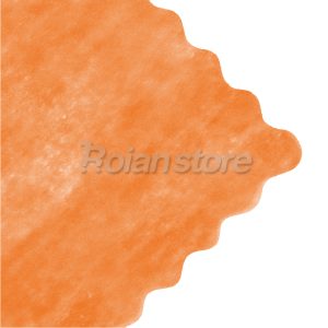 Set 20 Pliegos Papel De Arroz Color Naranja 60x60 Decoracion