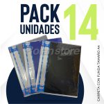 Pack 14und Carpeta 10 Fundas Transparentes A4 Hand - Imagen 2