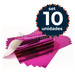 Cartulina Metalizada Fucsia 50x70 Set 10 Pliegos Manualidades - Imagen 2