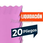 Set 20 Pliegos Papel De Arroz Color Rosado 40x40 Decoracion - Imagen 2