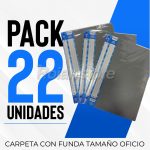 Pack Carpeta 10 Fundas Transparentes Oficio 22und Hand - Imagen 2