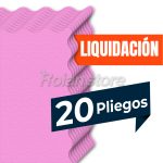 Set 20 Pliegos Papel De Arroz Color Rosado 60x60 Decoracion - Imagen 2
