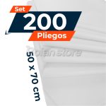 Papel De Seda Pliego 50×70 Color Blanco Set 200und - Imagen 2