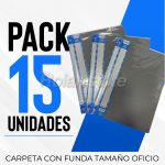 Pack Carpeta 60 Fundas Transparentes Oficio 15und Hand - Imagen 2