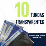 Pack 14und Carpeta 10 Fundas Transparentes A4 Hand - Imagen 3