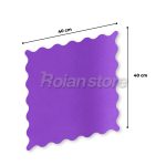 Set 20 Pliegos Papel De Arroz Color Morado 40x40 Decoracion - Imagen 3