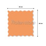 Set 20 Pliegos Papel De Arroz Color Naranja 40×40 Decoracion - Imagen 3