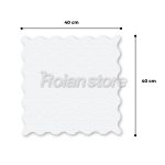 Set 20 Pliegos Papel De Arroz Color Blanco 40x40 Decoracion - Imagen 3