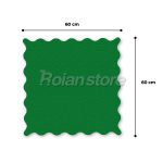 Set 20 Pliegos Papel De Arroz Color Verde Oscuro 60x60 Decoracion - Imagen 3