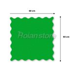 Set 20 Pliegos Papel De Arroz Color Verde Claro 60x60 Decoracion - Imagen 3