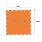 Set 20 Pliegos Papel De Arroz Color Naranja 60x60 Decoracion - Imagen 3