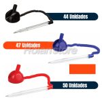 Pack 141 Und Boligrafo Con Base Tinta Azul Negro-Azul-Rojo - Imagen 3