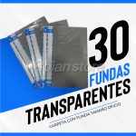 Pack Carpeta 30 Fundas Transparentes Oficio 11und Hand - Imagen 3