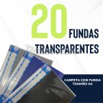 Pack 25und Carpeta 20 Fundas Transparentes A4 Hand - Imagen 3