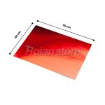 Cartulina Metalizada Rojo 50x70 Set 10 Pliegos Manualidades - Imagen 4