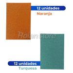 Pack Laminas Goma Eva 72un Colores Varios 20x30cm Remate - Imagen 4