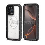 Carcasa Iphone 16 Pro Sumergible Waterproof Black Gray
