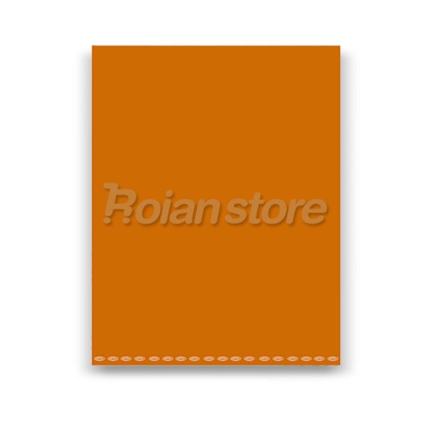 Pack x10 Carton Artel Forrado Naranja 53x75 Cm Liquidacion