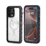 Carcasa Iphone 16 Pro Max Sumergible Waterproof Black Gray