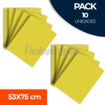 Pack x10 Carton Artel Forrado Amarillo 53x75 Cm Liquidacion - Imagen 5