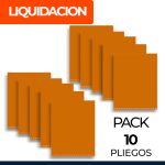 Pack x10 Carton Artel Forrado Naranja 53x75 Cm Liquidacion - Imagen 5
