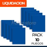 Pack x10 Carton Artel Forrado Azul U 53x75 Cm Liquidacion - Imagen 2