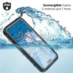 Carcasa Iphone 16 Pro Max Sumergible Waterproof Black Gray - Imagen 4