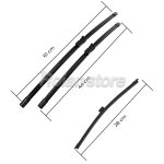 Set Plumillas X3 Limpiaparabrisas Geely Coolray 2018 - 2024 - Imagen 5