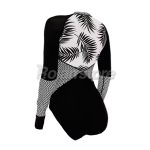 Traje Baño Deportivo lycra Manga Larga Negro Tropical (L) - Imagen 7