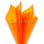 Papel Celofan Color Naranja Set 50 Unidades 100 x 80 cm