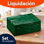 Papel Celofan Color Verde Set 40 Unidades 100 x 80 cm - Imagen 7