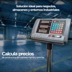 Balanza Pesa Plataforma Digital TCS 50 x 40 cm 500kg Mastil - Imagen 2
