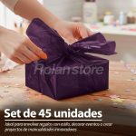 Papel Celofan Color Morado Set 45 Unidades 100 x 80 cm - Imagen 7