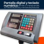 Balanza Pesa Plataforma Digital TCS 50 x 40 cm 500kg Mastil - Imagen 3