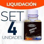 Pintura Medium Oleo Artel 80 ml Trementina Set 4 Unidades - Imagen 2