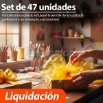 Papel Celofan Color Amarillo Set 47 Unidades 100 x 80 cm - Imagen 7