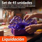 Papel Celofan Color Morado Set 45 Unidades 100 x 80 cm - Imagen 2