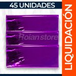 Papel Celofan Color Morado Set 45 Unidades 100 x 80 cm - Imagen 4