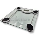 Balanza Pesa Digital Base Vidrio Cuadrado Baño 180kg LCD - Imagen 5